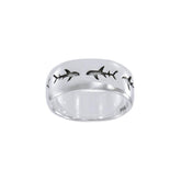 Whale Shark School Sterling Silver Band Ring TRI1615 - Rings